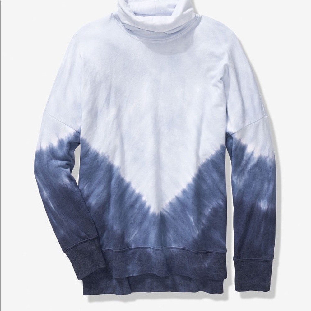 Victoria secret pink tie dye sweatshirt